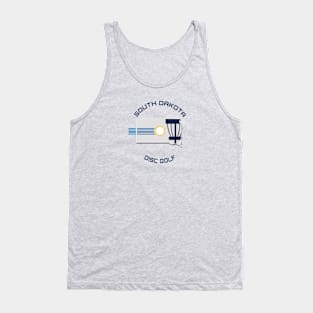 South Dakota Disc Golf - State Shape Light Tank Top